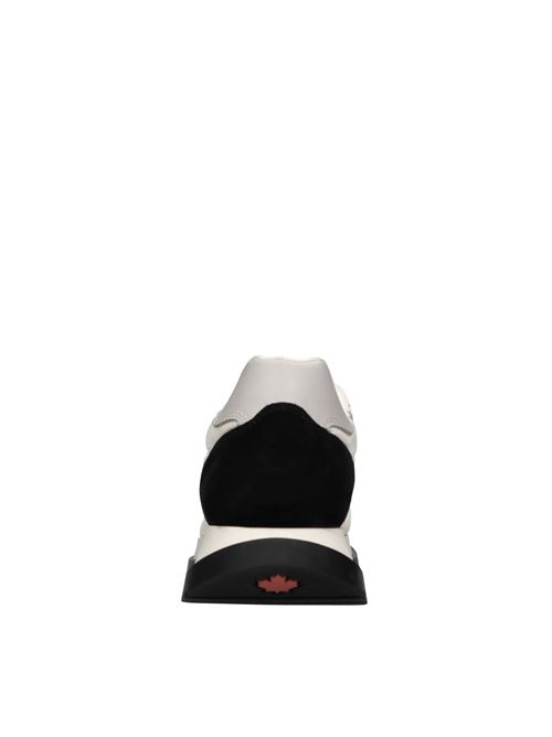 Sneakers in pelle e tessuto DSQUARED2 | SNM0270 01601681 M072BIANCO-NERO